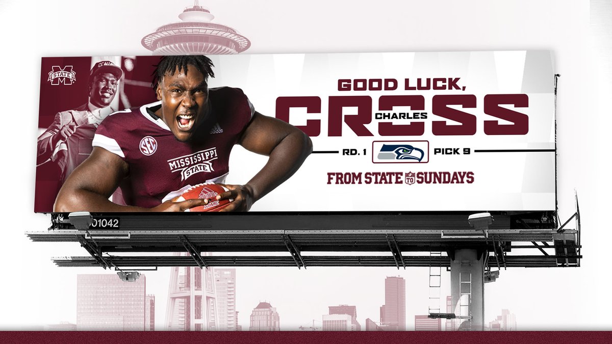 Fun101radio's tweet photo. Via HailStateFB: Be on the lookout for @CharlesC_67's #FromStateToSundays billboards! 

Info: https://t.co/k9BPObEQiP

#HailState🐶 | @Seahawks https://t.co/m41cQkRbkl