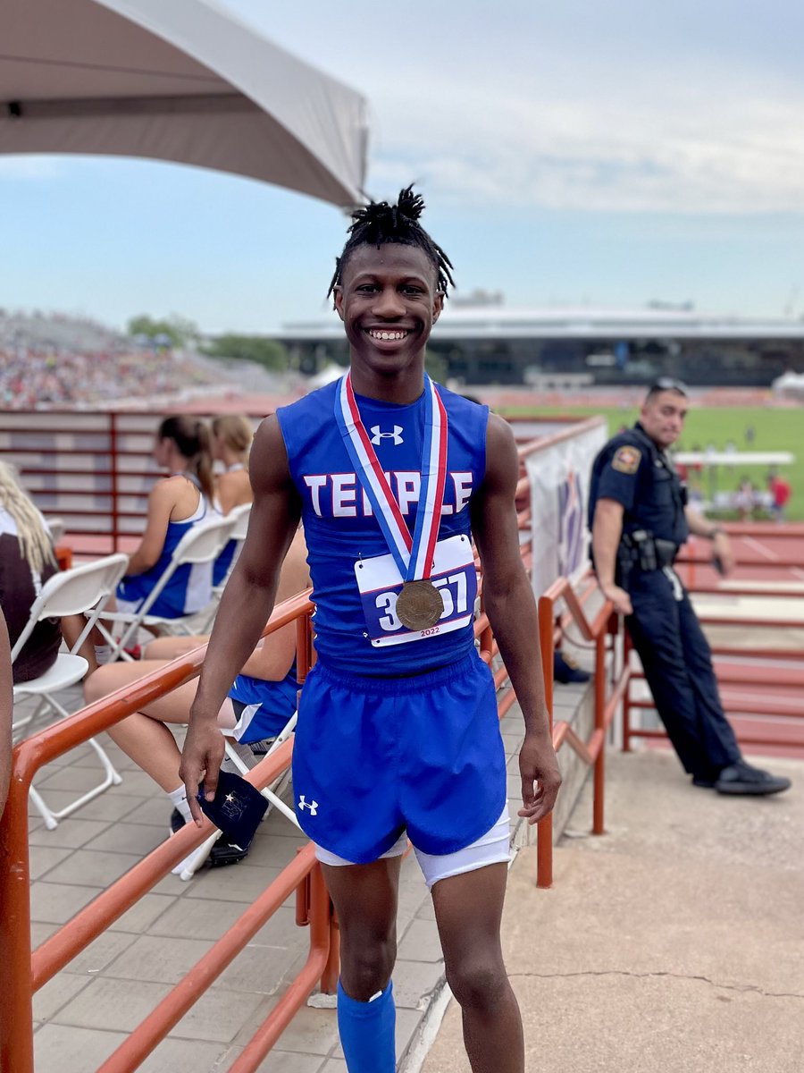 Congrats to Tre Taylor on his bronze medal at state in the 100m!  Speed kills!!!  Bright future for this kid.