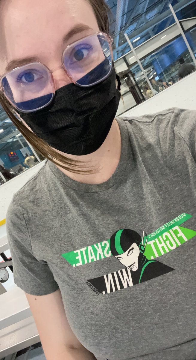 casadillaa's tweet photo. Cheering on my roller derby team at their bout tonight! I’ll join them on the rink again next time 🛼 

#rollerderby #SVRD https://t.co/cOpJqUcsyn