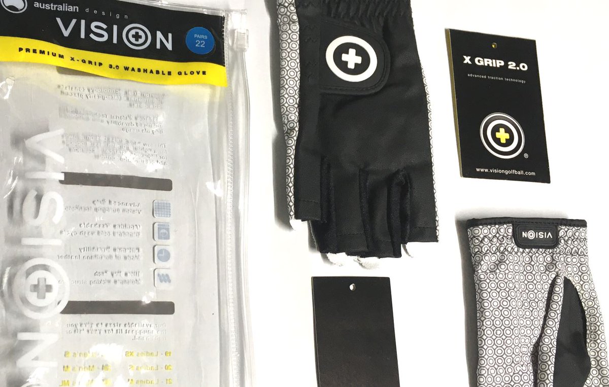 New Summer glove versions of the X-Grip 3.01x #byWJB <a href="/VisionGolfBall/">Vision Golf Ball</a>