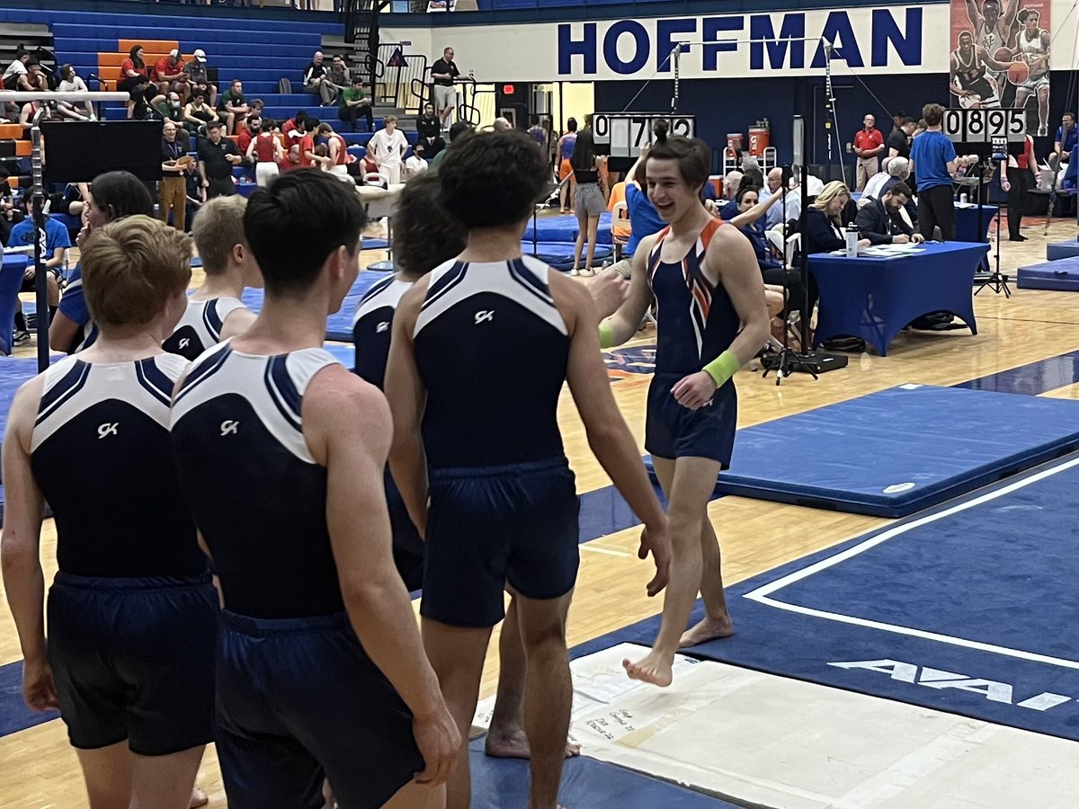 One of my favorite moments of today’s <a href="/IHSAState/">IHSA State</a> gymnastics meet was the authentic sportsmanship and support that <a href="/PHS_BGymnastics/">Prospect Boys Gymnastics</a> showed Ben Valak from <a href="/BG_Bison/">BG_Bison</a> during his BIG day. This is why sports matter! #EveryKnight #FightOn <a href="/District214/">District 214</a>