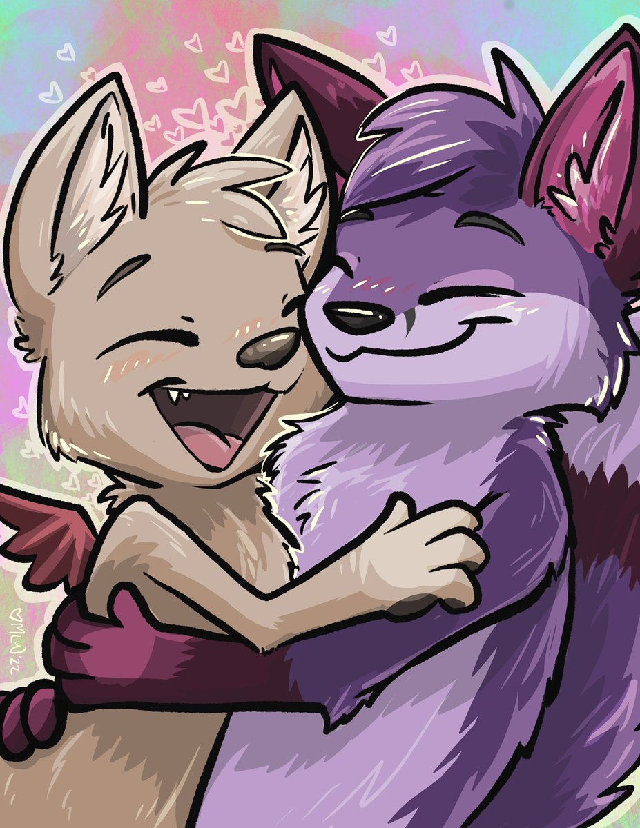 ✨💖Happy birthday (yesterday) to my fave foxo and purple partner, <a href="/Foxfurous/">Maci</a>!! I love you so much - lots and lots of alots!! 💖✨