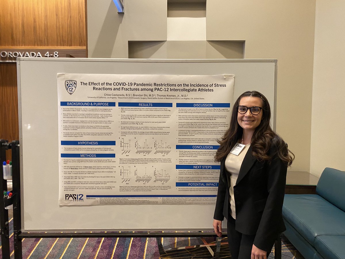 Thank u <a href="/pac12/">Pac-12 Conference</a> for an amazing #2022PAC12StudentAthleteHealthConference! Truly honored to be a recipient of the 2022 Student-Athlete research grant alongside <a href="/libby_g8/">Libby Geraghty</a>, Samantha Boyle, Melany Smart. Couldn’t have done it without the support of my research mentor, Dr. Kremen!