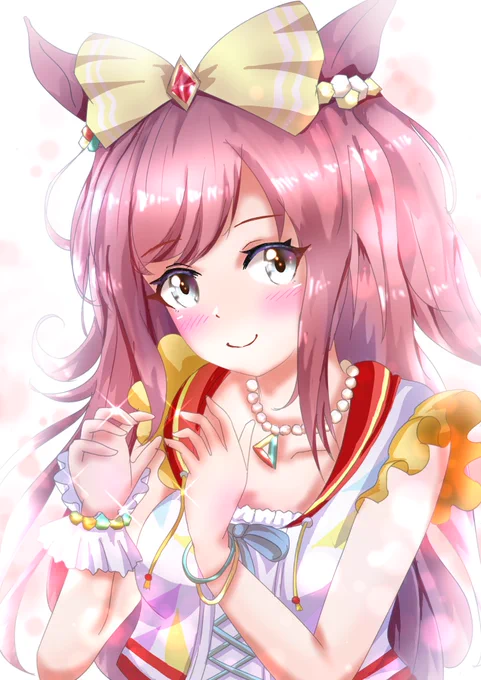 #ウマ娘 
#アグネスデジタル生誕祭2022 
半年ぐらいの前の絵ですいませんー
デジたんお誕生日おめでとう🎉 