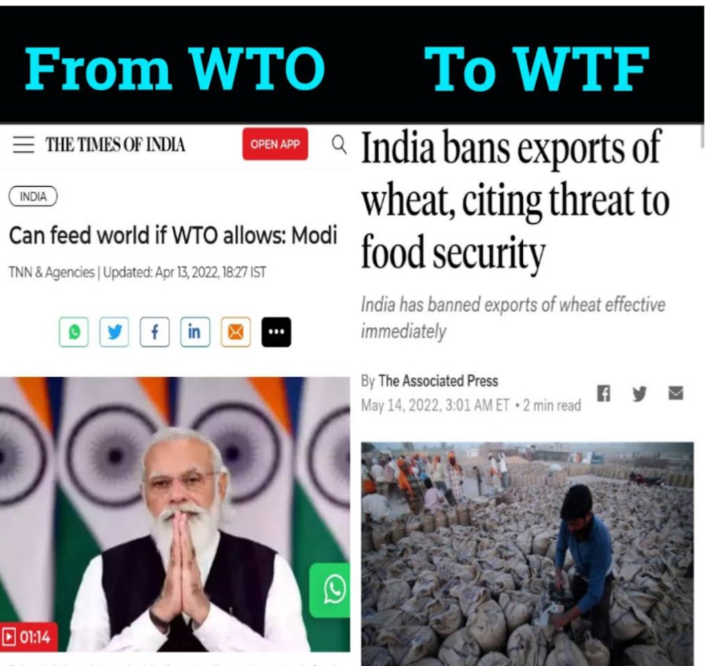 s_dharm's tweet photo. Feku was known for his false promises to local citizens for various elections, Unfortunately he didn't realize that this time he is talking at International podium @wto @G7 @ndtv @BBCHindi #foodshortages #FoodSecurity #foodshortagebiden https://t.co/rmVDCkSIvM