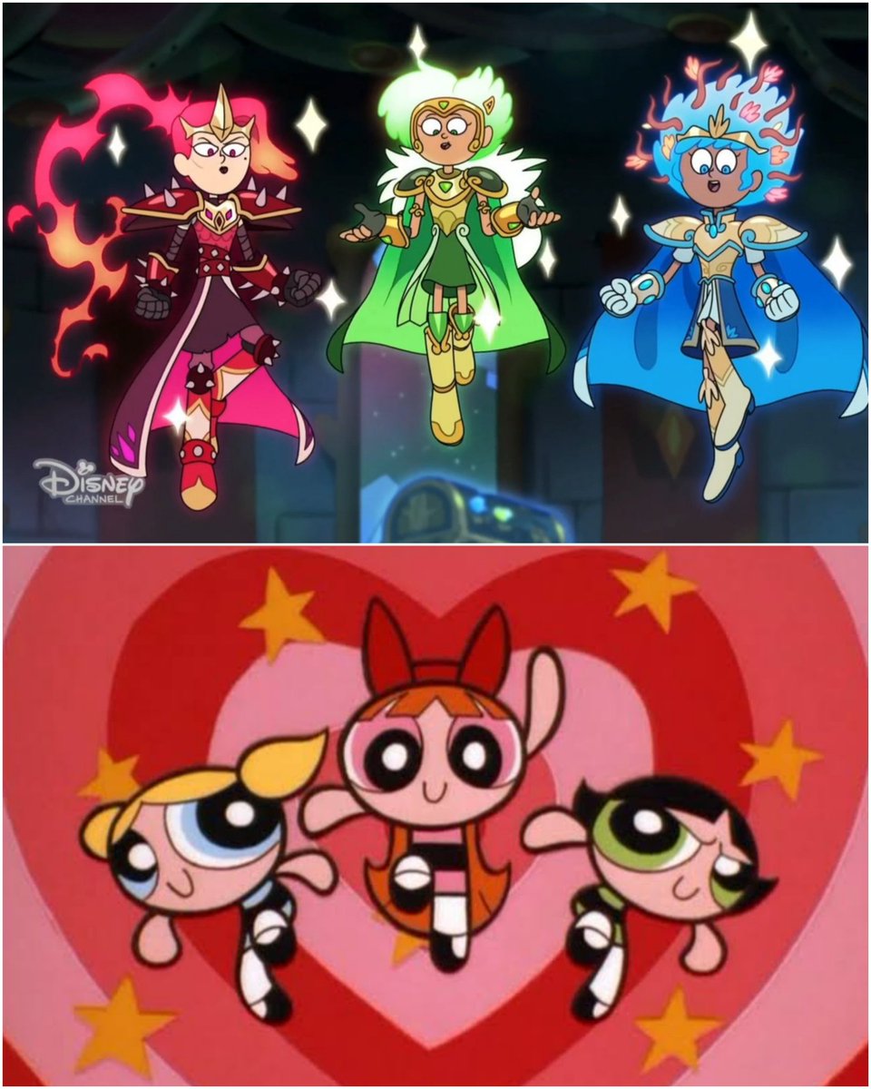 PrinceDenss's tweet photo. Amphibia = The Powerpuff Girls? 🤔
.
#Amphibia #ThePowerpuffGirls #TheHardestThing #AmphibiaFinale #AmphibiaSpoilers https://t.co/slC1xNuFa7