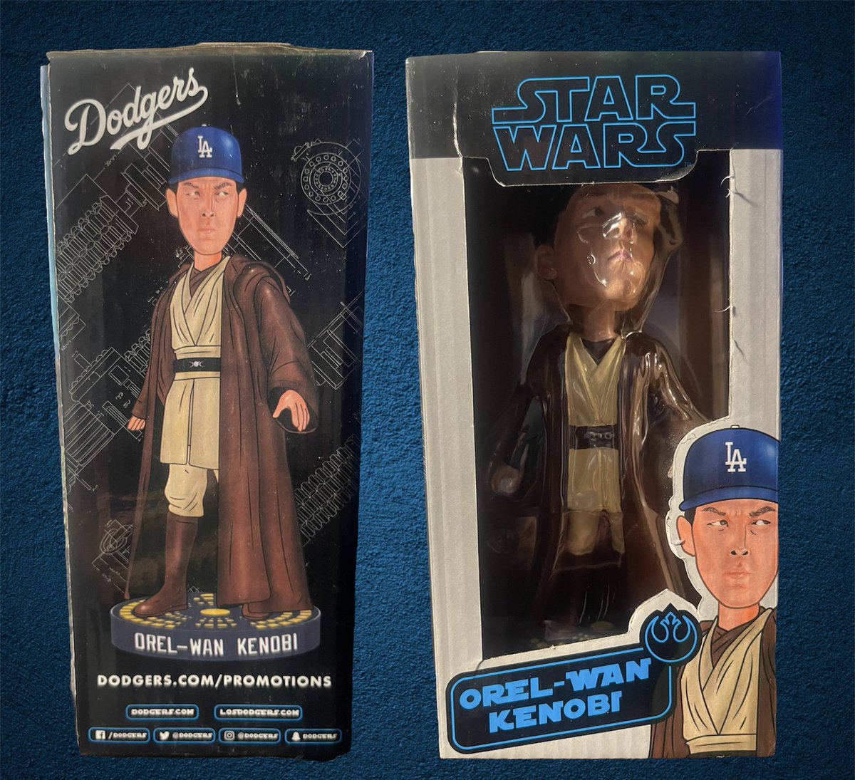 DoyersDave's tweet image. 🚨GIVEAWAY🚨 Correctly predict who hits the first home run for the Dodgers and in what inning tonight and win a Orel-Wan Kenobi bh, must be following me and @ErnieAndDave to win! Good luck! #AlwaysLA #SiempreLA