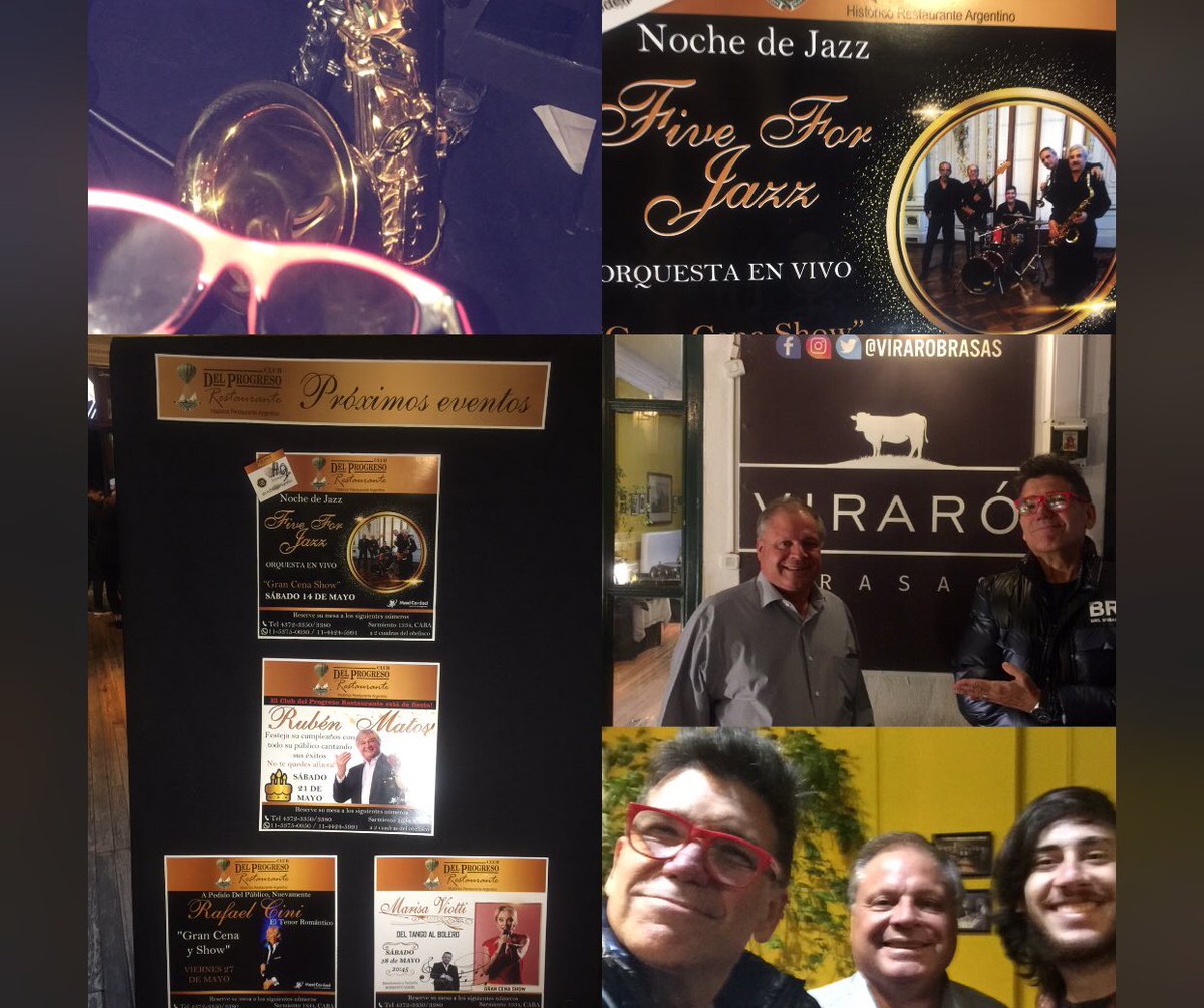 FABIANBANCHERO's tweet photo. #ClubDelProgreso Sublime 🥂⭕️⭕️
Gracias querido Sergio y equipazo!!
@clubdelprogres1
🥂 @aviacionline 🥂 @ronensuarc 🥂 @jormontiel 🥂 Hoy noche de #Jazz 🎷🎹🎤🎸 Atención a los próximos eventos musicales 😜⬆️ https://t.co/ddqJU6osjj
