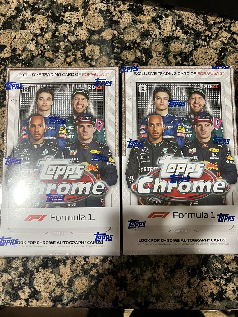 2021 Topps F1 Chrome Hobby, $1140 per. <a href="/HobbyConnector/">The Hobby Connector ™</a> <a href="/sports_sell/">@SPORTS_SΞLL</a>