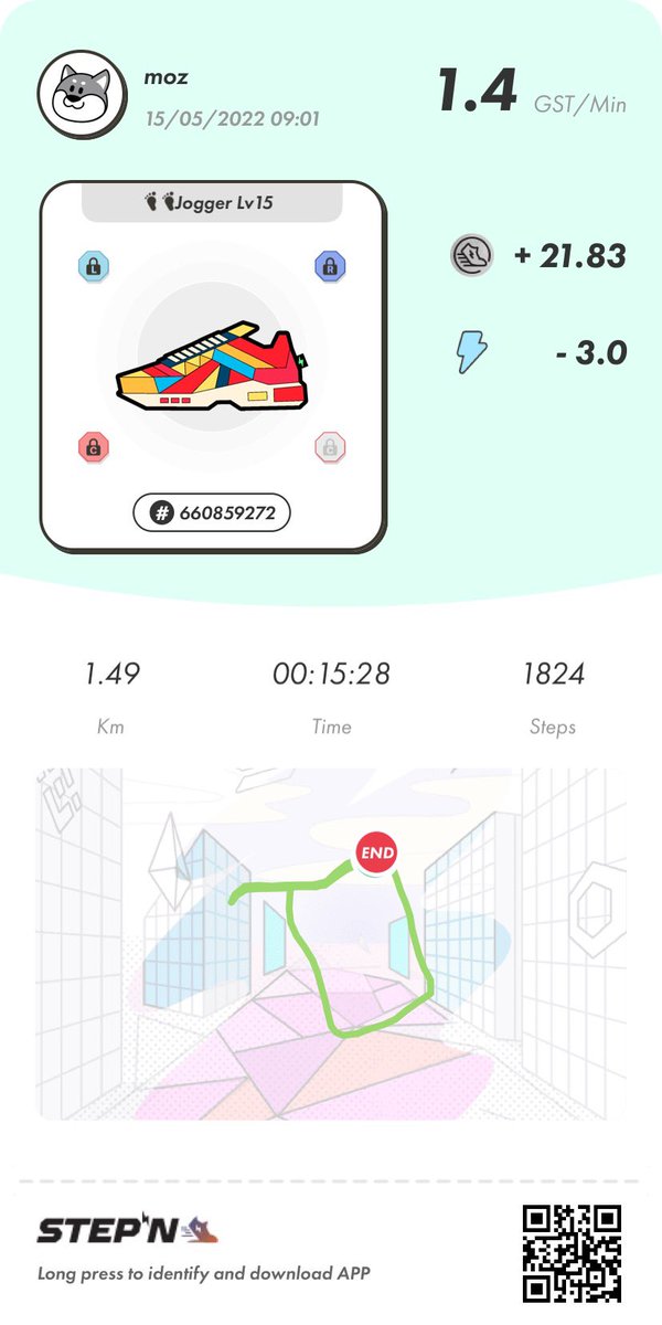 shimotaka5's tweet photo. みんな！おはっぷん👟
今日も朝から散歩、ジョギング、お疲れ様ー！
良い1日にしましょぉーね🫰

#STEPN #STEPNer #朝活 https://t.co/sHQiDT64Kt