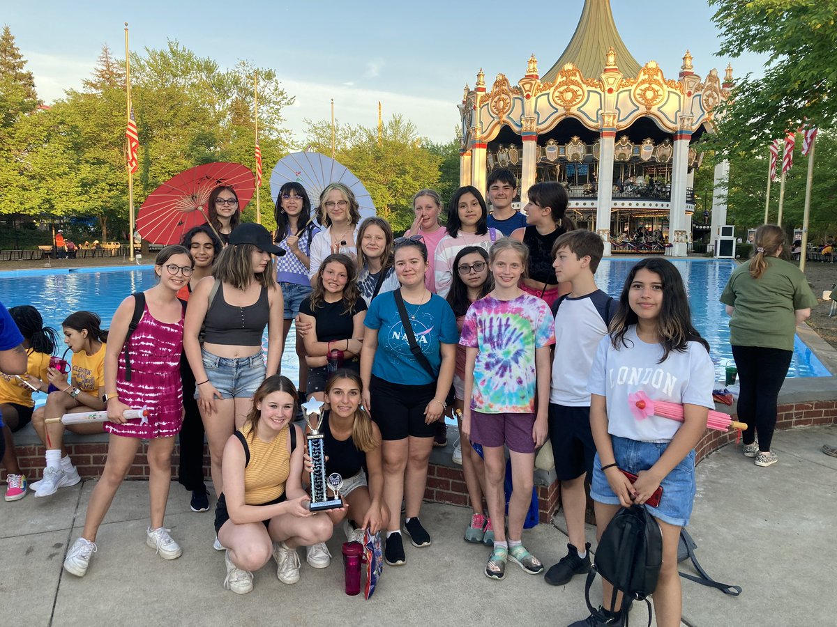 Great day at Six Flags with the peacock choir