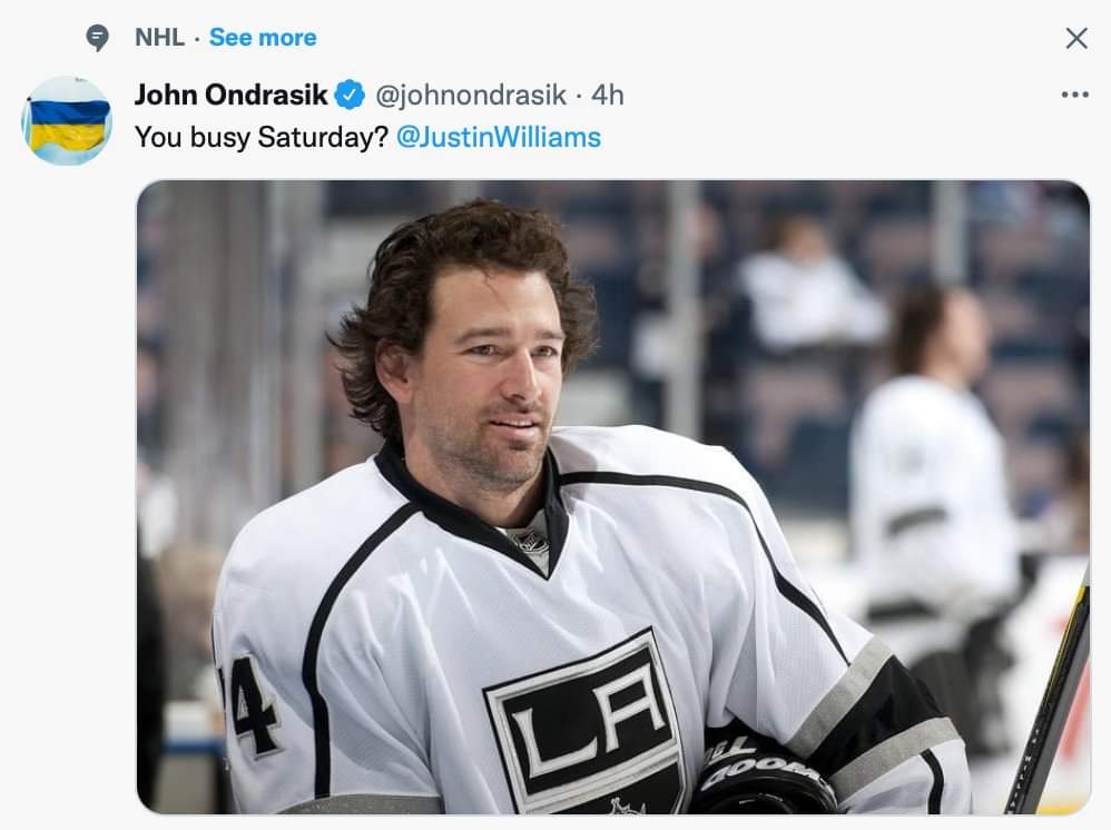 DantePoe's tweet photo. Paging Mr. Justin Williams. Mr. Justin Williams, please pick up the white courtesy phone. https://t.co/BTxOgWG775