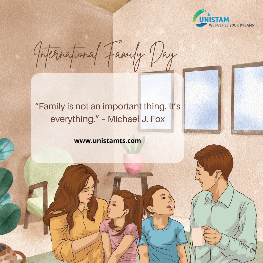 unistamglobal's tweet photo. Love begins by taking care of the closest ones, the ones at home.
#unistam #betahost #mesago #familyday #internationalfamilyday #family #lovedones #life #love https://t.co/KBnL3zqeRG