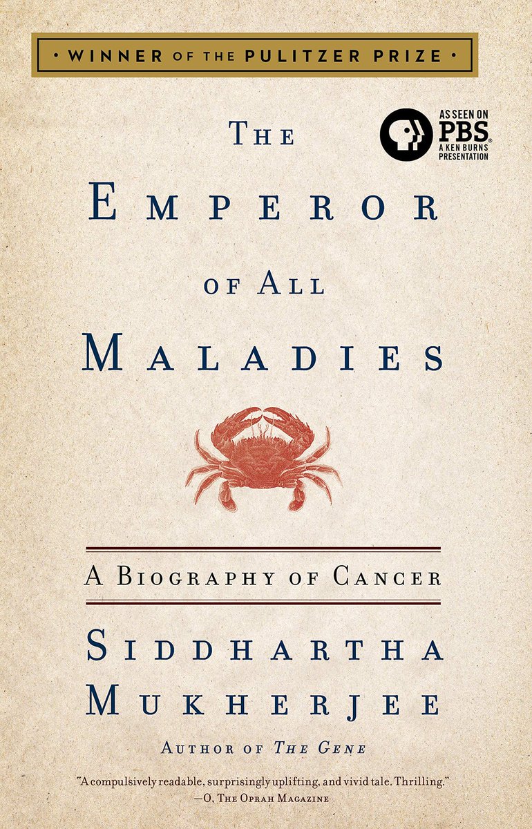 staceybanksII's tweet photo. @choo_ek The Emperor of All Maladies by @DrSidMukherjee https://t.co/QViEsoJYLr