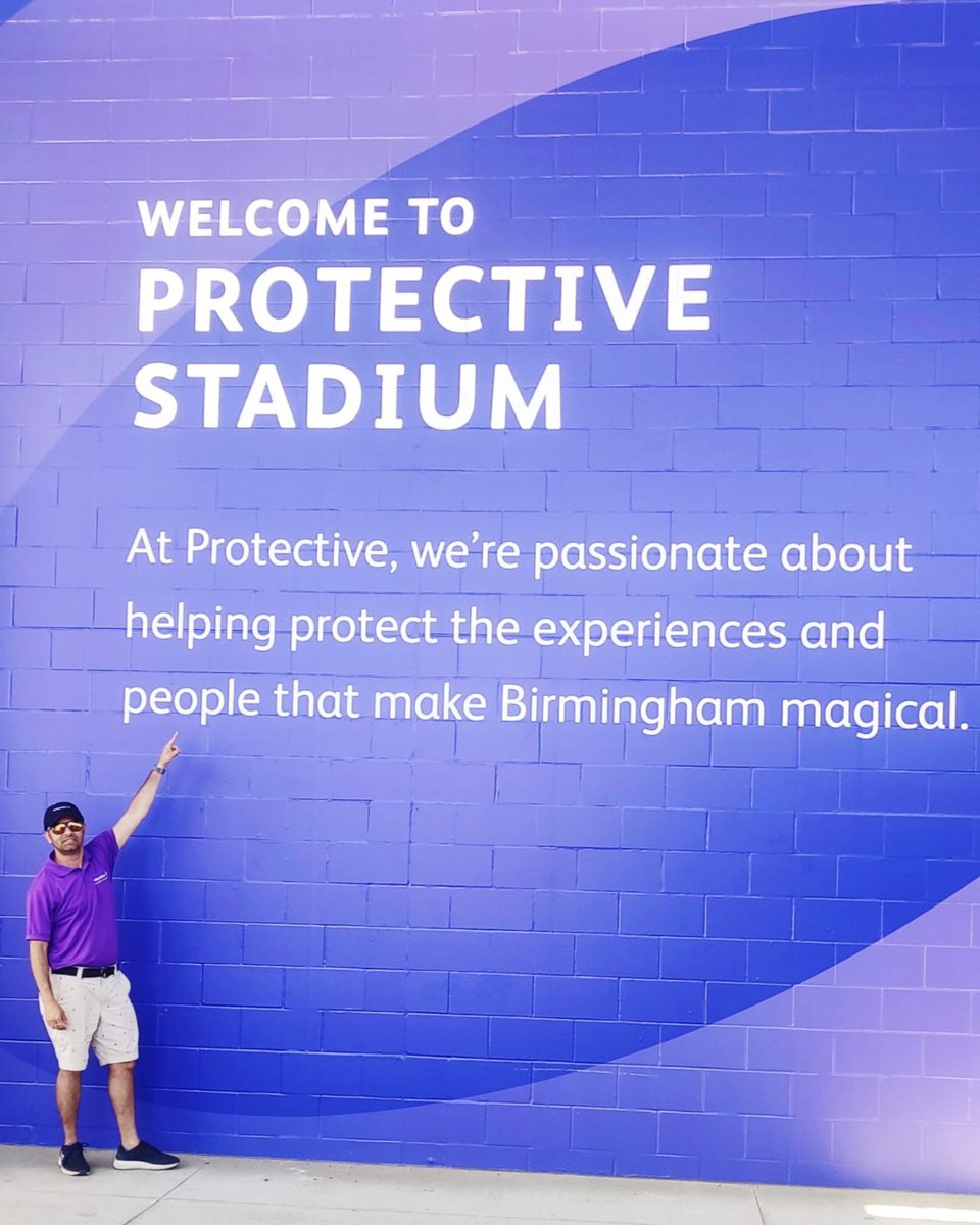 ProtectiveLife's tweet photo. Protective Sr. Application Architect and wiffle ball team captain for @BhamChallenge Alankar is ready for #CorpChallenge presented by @hibbettsports and @citygear! He recently found inspiration for harnessing his protector powers during a visit to @ProtectiveStdm @RedemptiveCycle https://t.co/Qif1BMulei