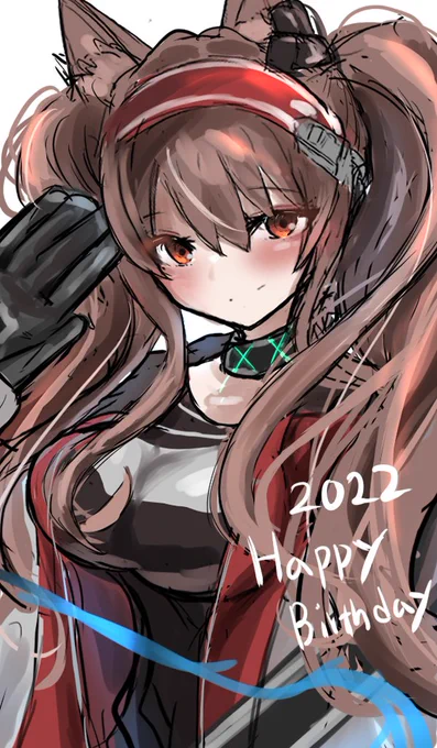 1日遅れですが!誕生日おめでとう!!🎉🎉
#アークナイツ #明日方舟 #Arknights 