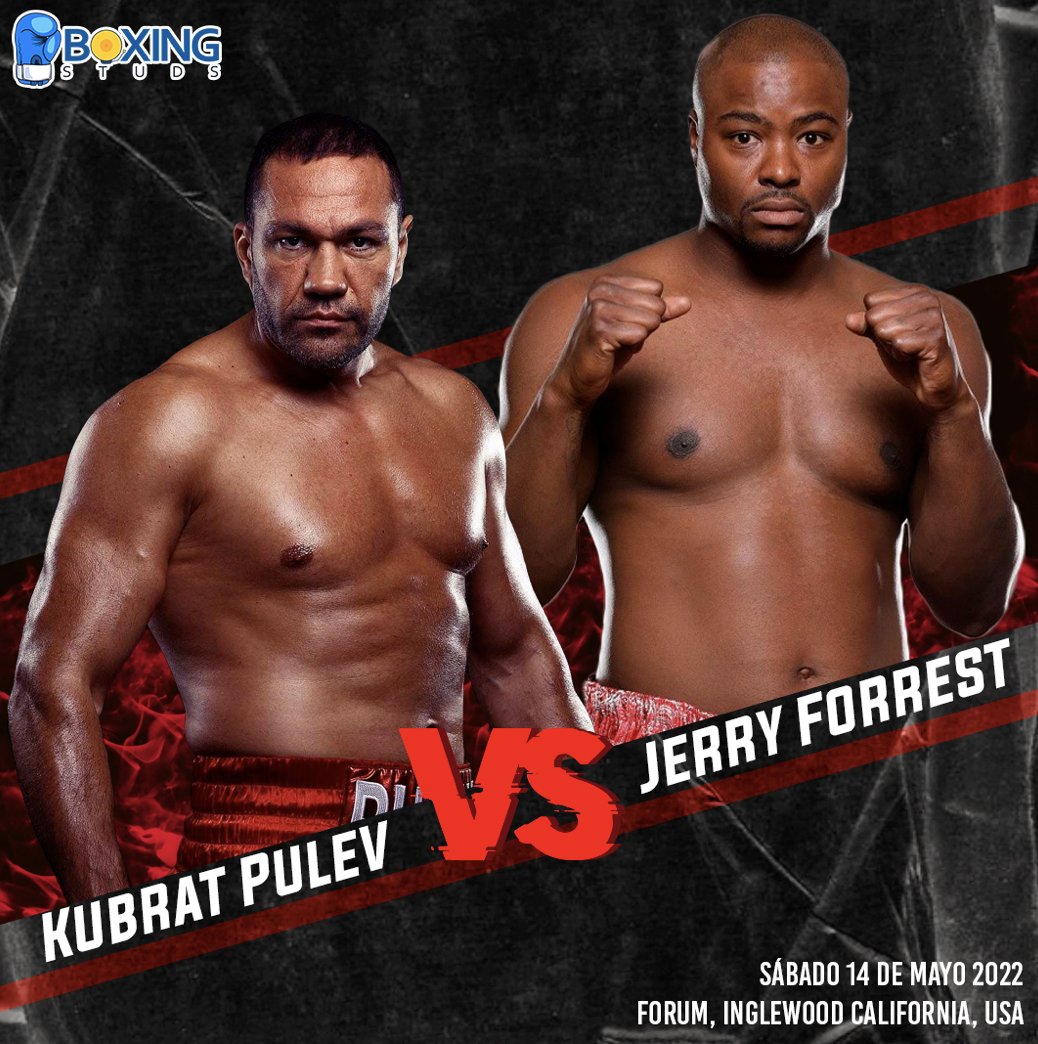 BoxingStuds's tweet photo. Hoy Sabado, 14 de Mayo del 2022 en el Forum de Inglewood - Kubrat Pulev (28-2, 14 kos) vs Jerry Forrest (26-4-2, 20 kos) - Combate en peso pesado
#Boxeo #BoxeoBulgaria #BoxeoUSA #BoxingStuds #NoticiasBoxeo #PulevForrest  #PesoPesado https://t.co/ZlQCXYTjIT