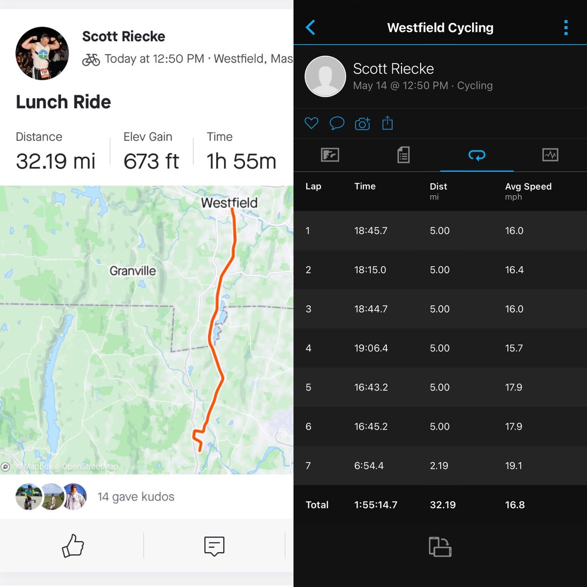 OrdMarathoner's tweet photo. Took the #OrdinaryMarathon on wheels today.  Rode 30+ miles in honor of Henry Bethea. #RunForTheFallen or really #RideForTheFallen https://t.co/rWECSWHzAi