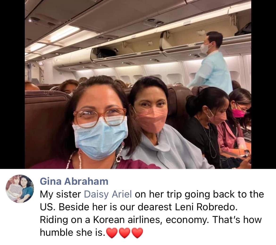 VP going to the US. Via Korea Airline. Economy. 💕 ctto