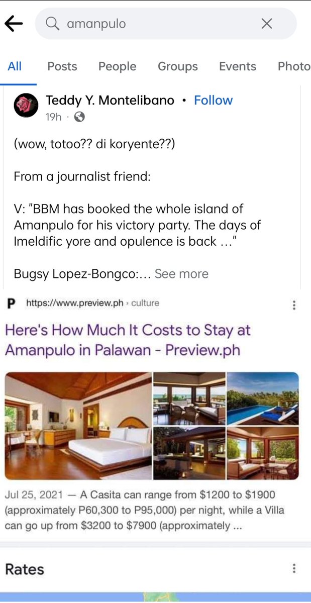 castillo081603's tweet photo. Is this true or a fake? Kalat po yan sa FB, Nag booked po ba talaga si BBM for a victory party? Pricey kasi dito, https://t.co/Q7XvNgAErl