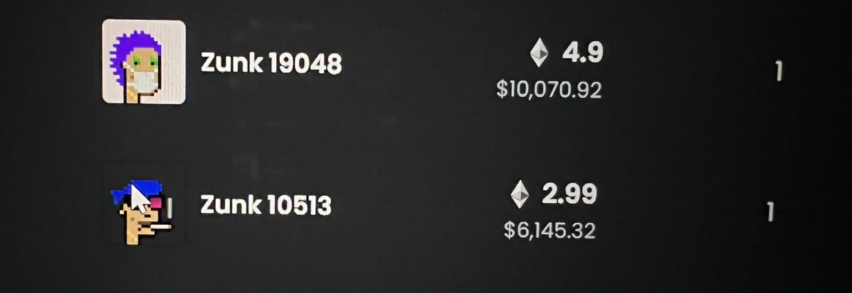 8 months + holding on to Zunks - 💎 🙌🏼 look at these sales happening today! The new team at <a href="/ZunkzNFTs/">Zunkz</a> doing things right! LFG!