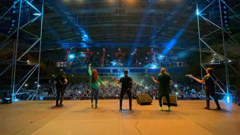 DioniMartin's tweet photo. Inolvidable Salamanca! Gracias por tanto cariño ❤️
#CamelaGira2022 https://t.co/gOGFoyjX7g