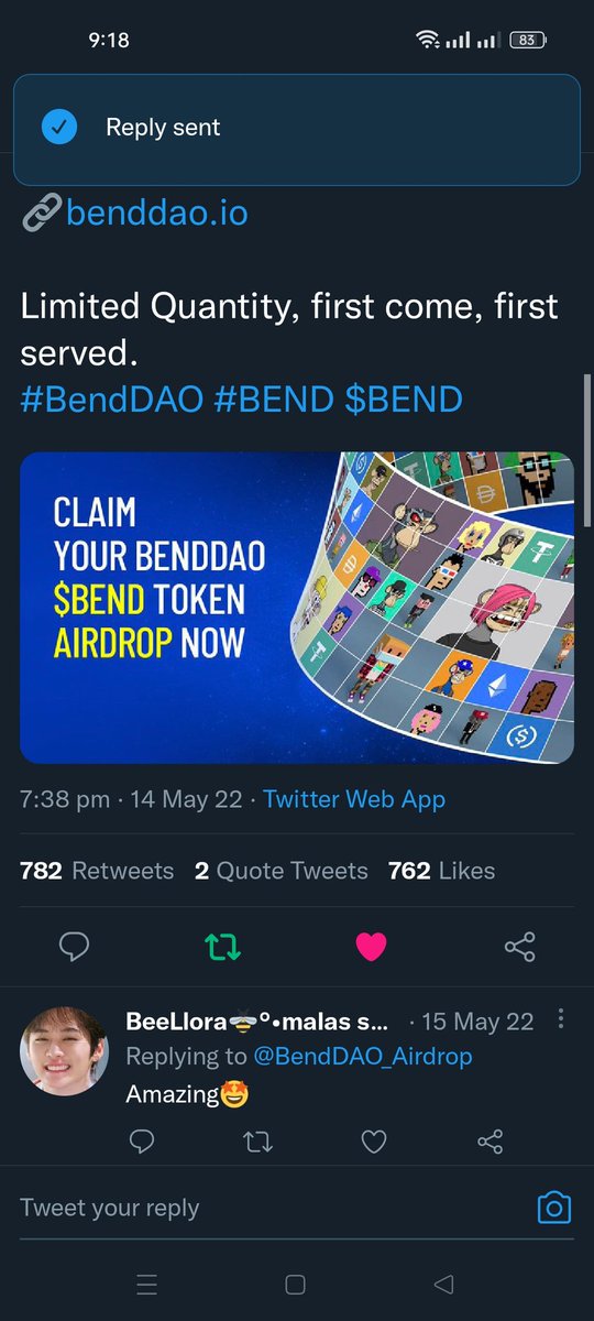Ballora1025's tweet photo. @resaalfny Done po, manifesting to win😊 https://t.co/QsXUKHnvbN