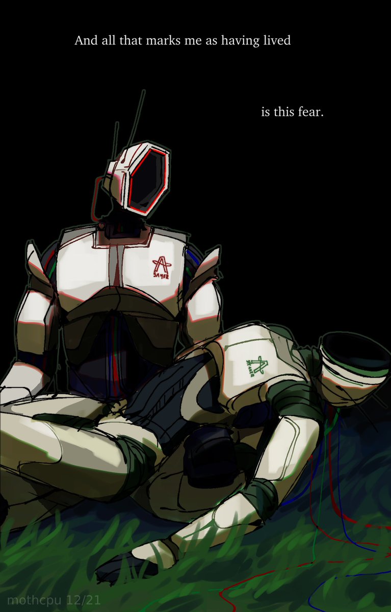 some <a href="/IAmSayer/">SAYER</a> art from the past few months. highly underrated sci fi/horror podcast