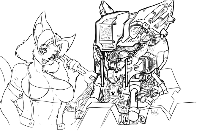 そういえば、メカでビフォー・アフターやったことないなぁ。今のメカ>過去のメカ絵 