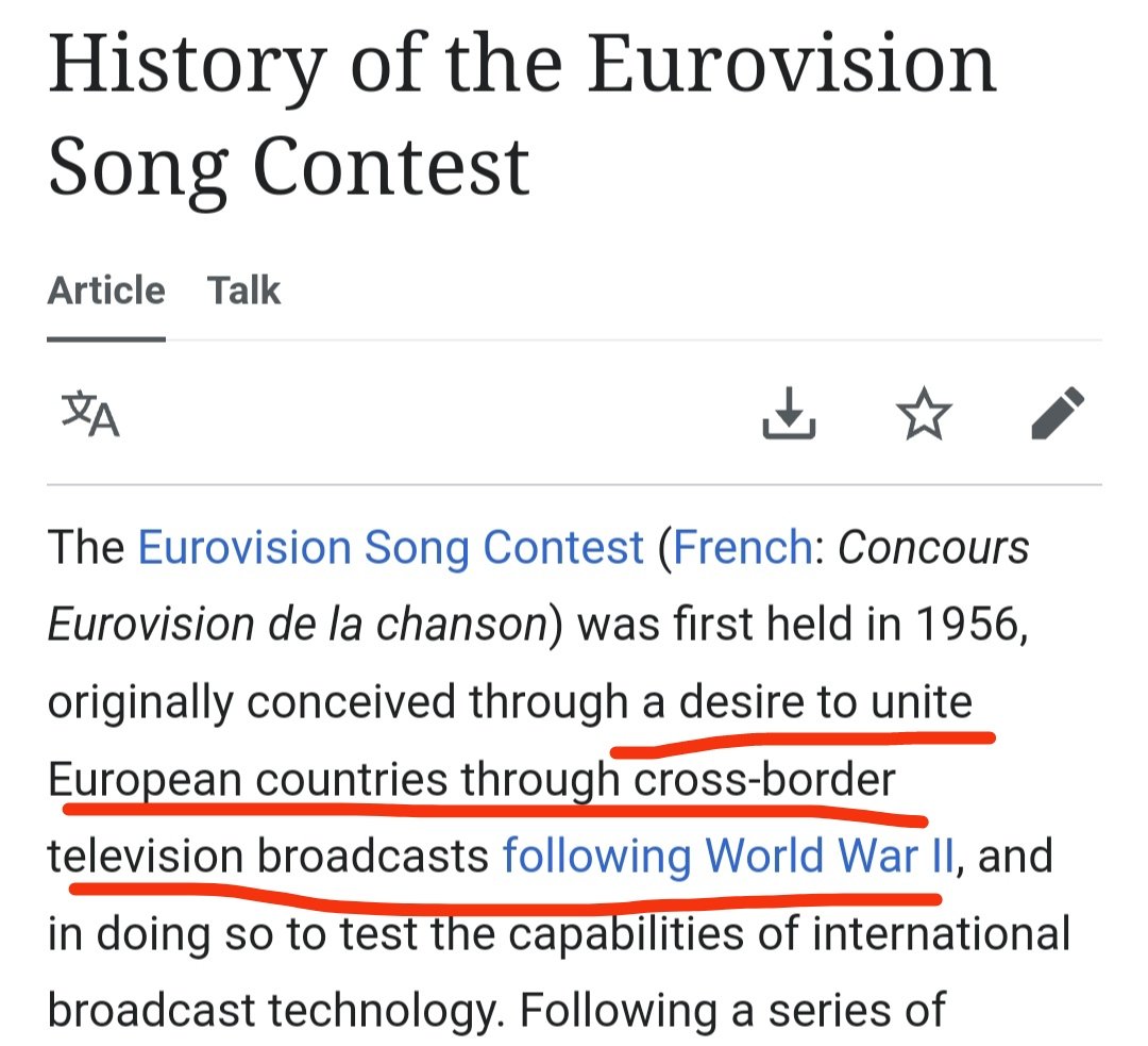 its_spela's tweet photo. Ukraine winning is literally the ORIGINAL purpose of esc. Therefore it is well deserved thank you for coming to my ted talk stay mad xx

#Eurovision #ESC2022 https://t.co/Eeo2IlC28e