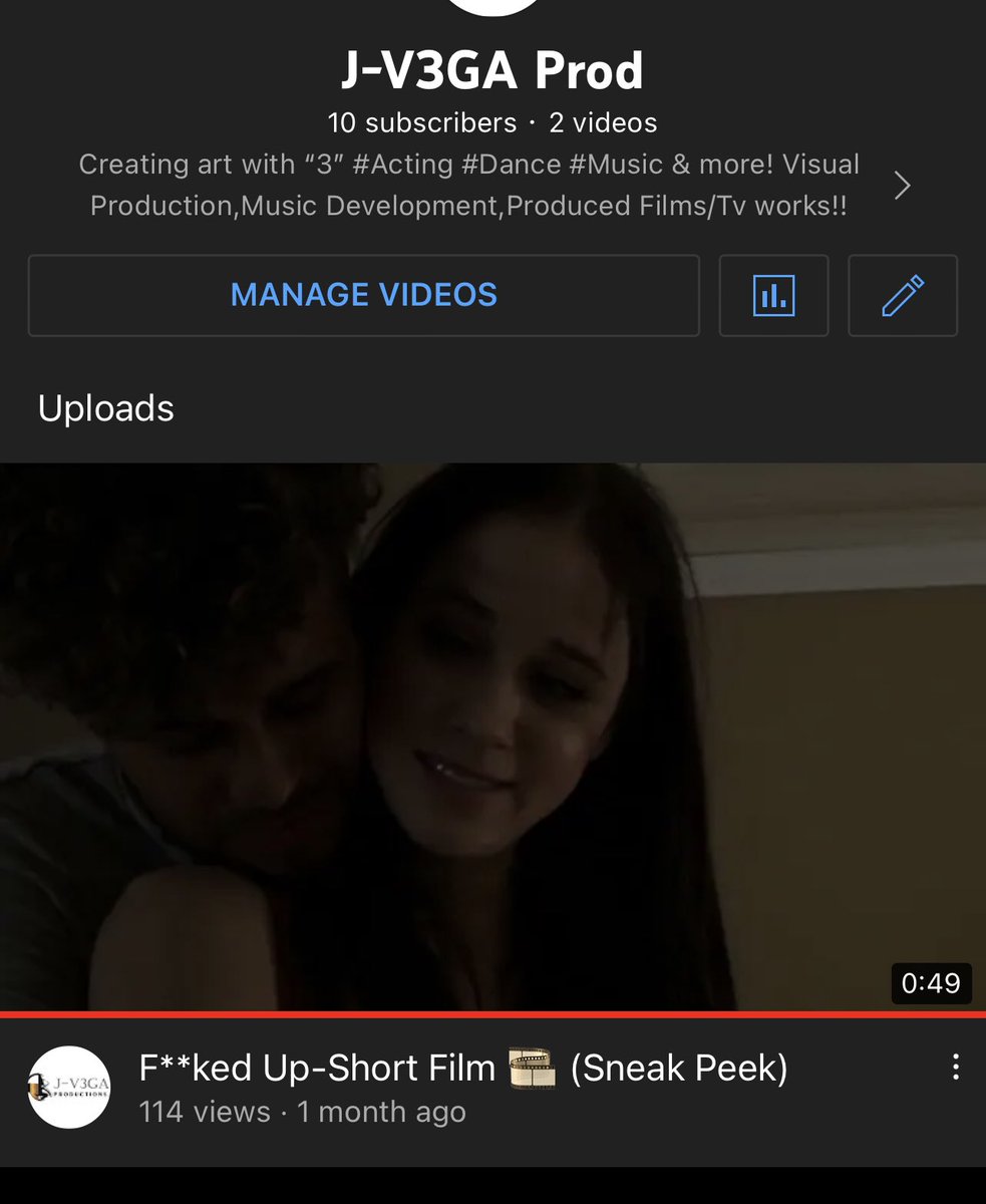 JesseV3GA's tweet photo. Just only a month and my next upcoming #ShortFilm after 3 years #FuckedUp has 100 views with just a sneak peek!! So imagine the full release!! Congrats to those who supported @kennysupremee @JordanLDSims #JV3GAProd coming soon!! Subscribe now !!! https://t.co/TZxG9BAB0N https://t.co/a3foCTsowu
