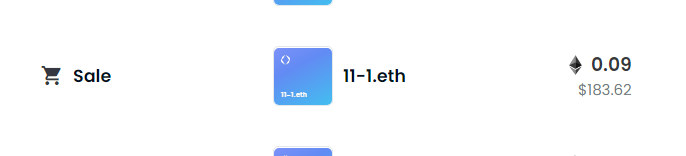DigitDayClub's tweet photo. New sale! #DigitDayClub 11-1.eth has sold for 0.09 ETH https://t.co/4xVWm1BHYy