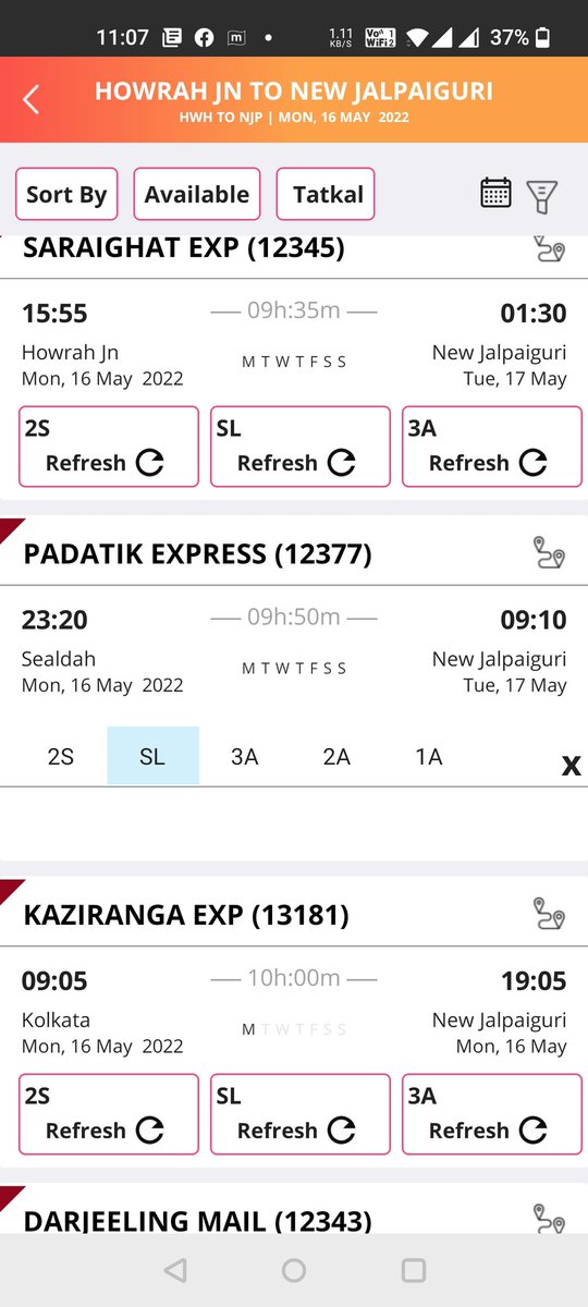 ashishj071191's tweet photo. @IRCTCofficial I have been trying to book tatkal from last 3 days and everytime I get the error please try again later..and even the seat numbers are not displayed.

1/2 https://t.co/8ks0A1uiBG