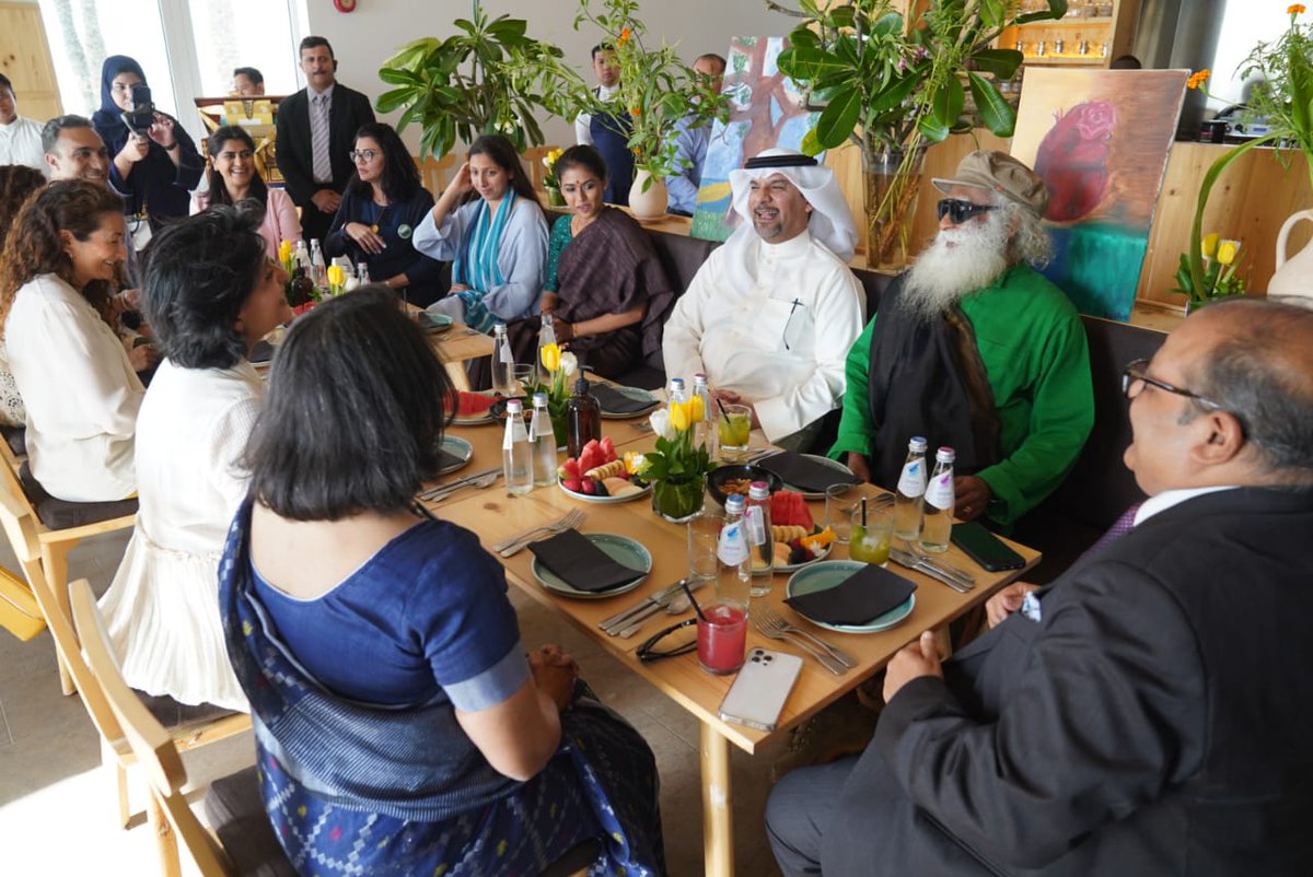 Conscious Planet #SaveSoil (@cpsavesoil) on Twitter photo .<a href="/SadhguruJV/">Sadhguru</a> meets with CEO of the Supreme Council for Environment <a href="/sce_bh/">المجلس الأعلى للبيئة</a> Dr. <a href="/M_Bahrain/">Dr.Mohamed Bin Daina</a>, Director of <a href="/culturebah/">هيئة البحرين للثقافة والآثار</a>, HE Sheikha Hala, and HE Ambassador of <a href="/IndiaInBahrain/">India in Bahrain</a>, Piyush Srivastava. .<a href="/SadhguruJV/">Sadhguru</a> meets with CEO of the Supreme Council for Environment <a href="/sce_bh/">المجلس الأعلى للبيئة</a> Dr. <a href="/M_Bahrain/">Dr.Mohamed Bin Daina</a>, Director of <a href="/culturebah/">هيئة البحرين للثقافة والآثار</a>, HE Sheikha Hala, and HE Ambassador of <a href="/IndiaInBahrain/">India in Bahrain</a>, Piyush Srivastava.