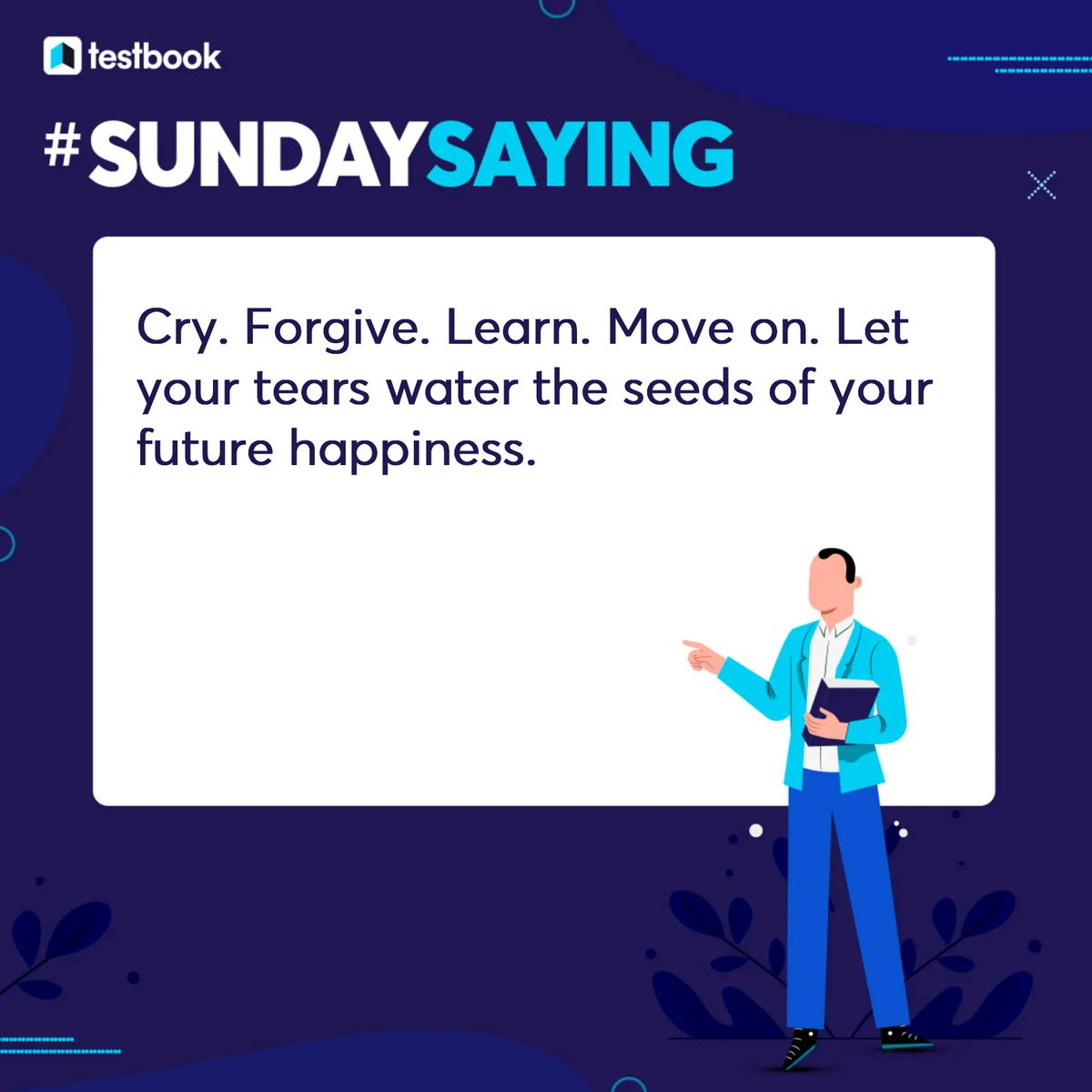 Testbookdotcom's tweet photo. Get inspired every Sunday with #SundaySaying⠀
.⠀
.⠀
.⠀
#SundaySaying #Teaching #Testbook #ssc #ssccgl #dailycurrentaffairs #upscmotivation #CivilService #CivilServices https://t.co/2NWGvKEozQ