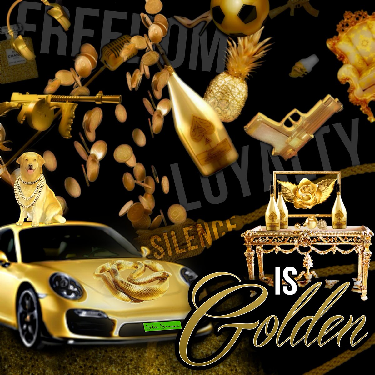 StaSmoov's tweet photo. Check out the new Golden NFT. Everything in Gold.
https://t.co/qZgFQTGTn3 https://t.co/ML9Ig0Mvan