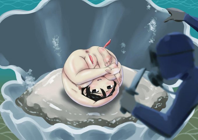 真珠ができた #状態変化 #球体化 