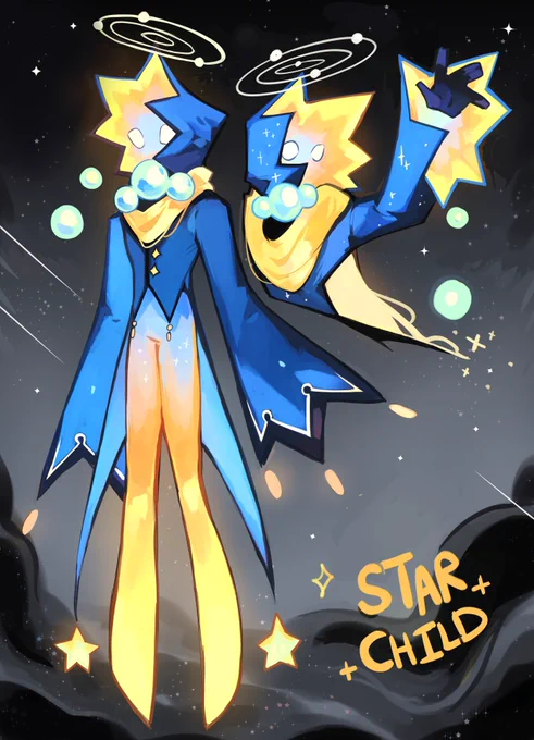 Star child ⭐️ a new oc to draw for fun 