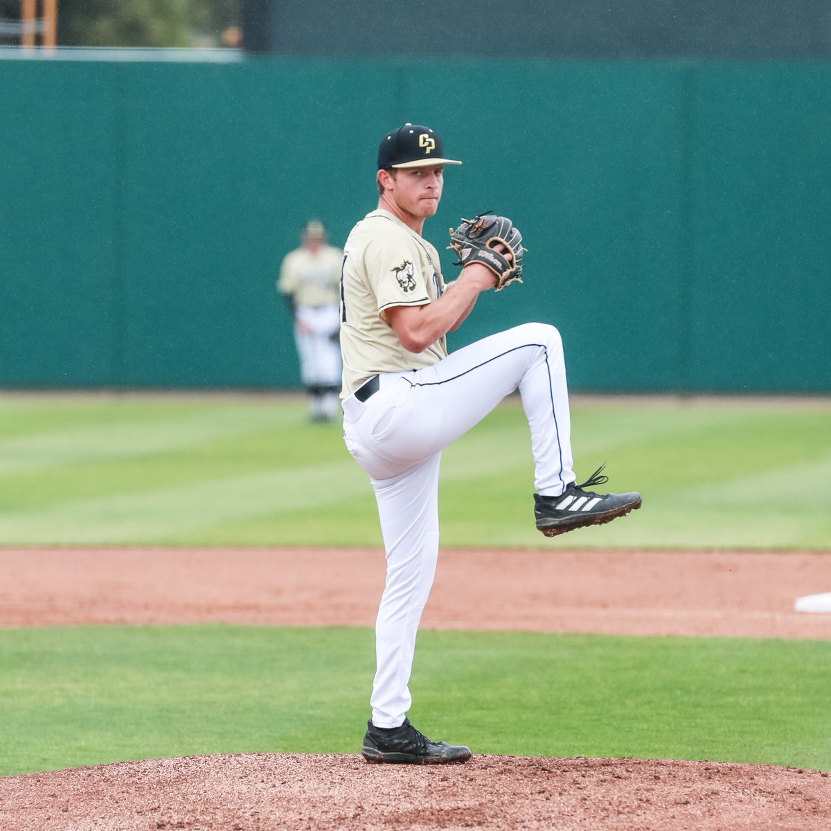 CalPolyBSB's tweet photo. What a performance by @twest_2 

Allowed only 2 runs on 6 hits after pitching into the 8th inning to pick up his 5th win of the year. #RideHigh https://t.co/wj3iXGrbwk