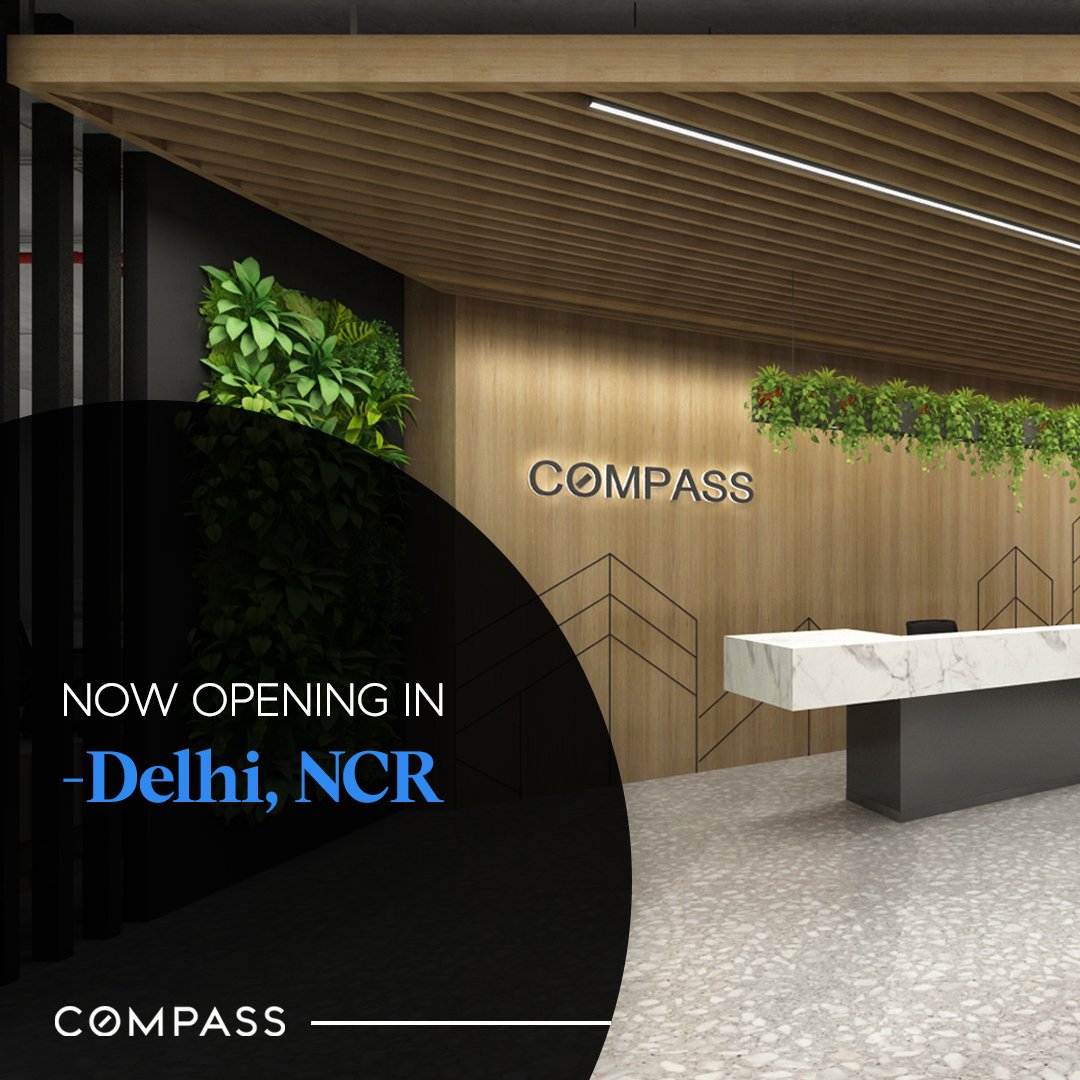 CompassIDC's tweet photo. We are thrilled to announce the opening of our Delhi NCR office. 
Anuj Mathur, Senior Director of Engineering, will inaugurate the new office.

#CompassIDC #CompassIndia #CompassRealEstate #CompassIndiana #CompassTechnology #CompassOffice #DelhiNCR https://t.co/Eko6HzXi4O