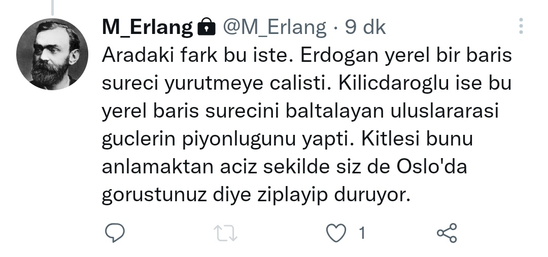 Şu konu haricinde siyasette tüm meseleler tali kalıyor benim gözümde.