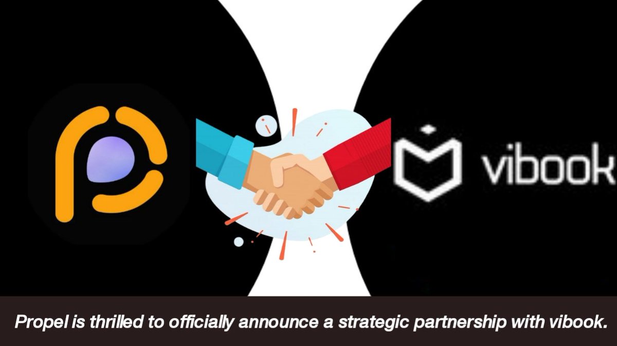eth_Harvie's tweet photo. 🚩#Propel x #ViBook🚩
👉@Propelxyz will assist @vibookchain in providing #Blockchain Infrastructure solutions to unlock new capabilities & community growth
Read More Here - https://t.co/T8YRFXMMEF https://t.co/MIJVvje8xT