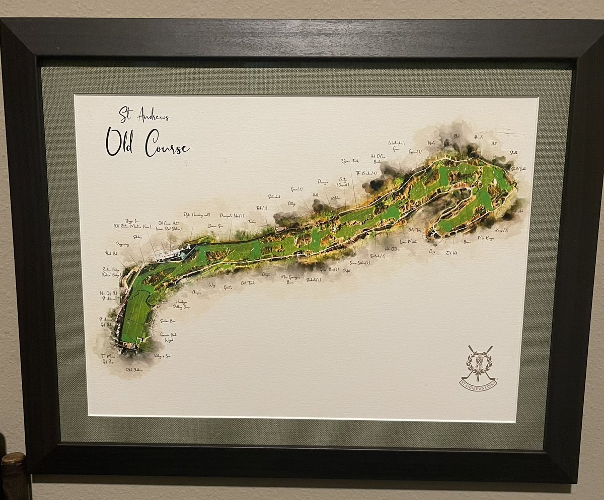 My youngest Charlotte walked into my golffice &amp; saw the Old Course Map framed behind my desk. 

Our conversation…

Char: “Hmm the Old Course.”

Me: “Do you know where The Old Course is located?”

Char: “New Mexico?” 

Me: “Get out of my office lacrosse player.”

<a href="/TheHomeofGolf/">St Andrews Links</a>