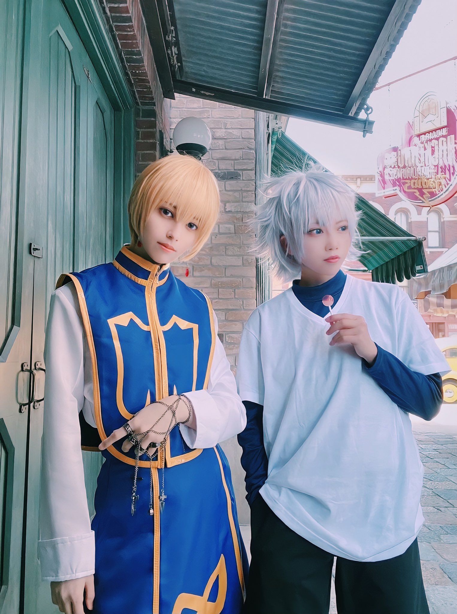 ハンターハンター コスプレ ウィッグ 分厚く キルア HUNTER