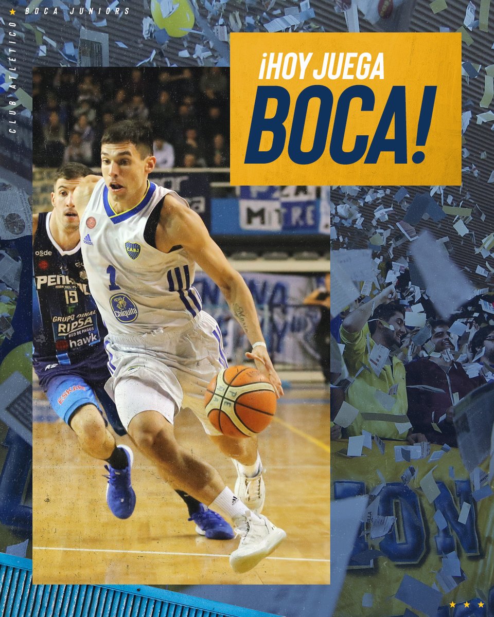 BasquetBocaJrs's tweet photo. ¡Hoy juega #Boca! https://t.co/wjHekwbO0z