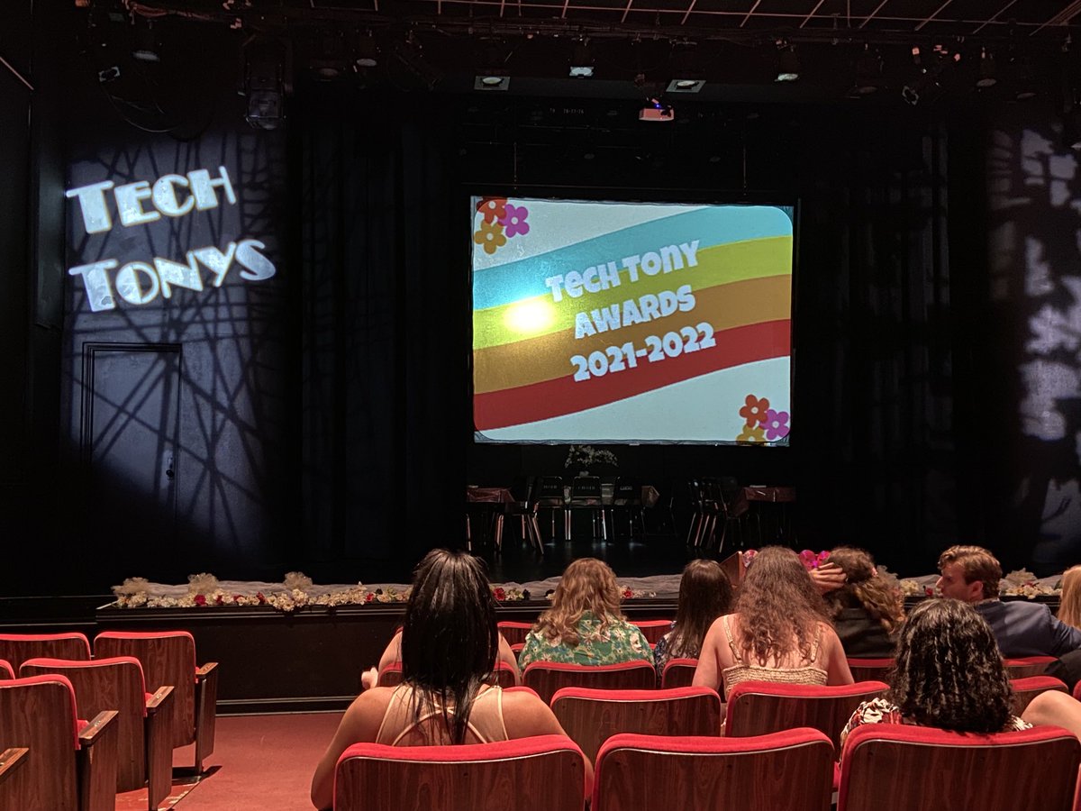 A fun night of awards and recognition ⁦<a href="/LATechSoT/">Mark Guinn</a>⁩ Tech Tonys tonight! And, hey, no one got slapped @LATechCOLA⁩ either!