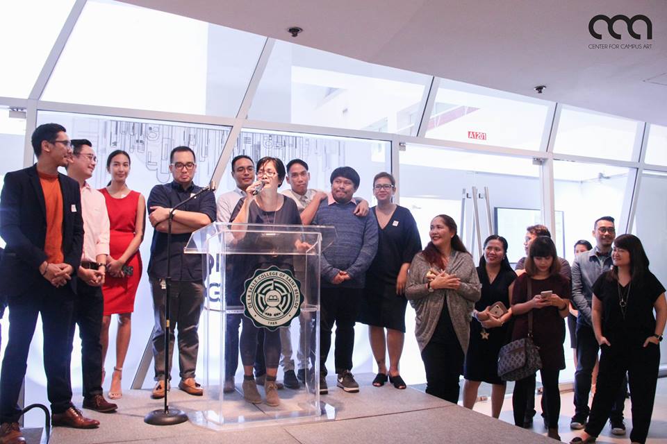 csbcampusart's tweet photo. CCA Memories / Opening night of To Differ, Digitally, the first fully digital exhibit of the CCA, in cooperation with Benilde’s New Media Cluster faculty, November 2017 https://t.co/0qo0MhEyHF