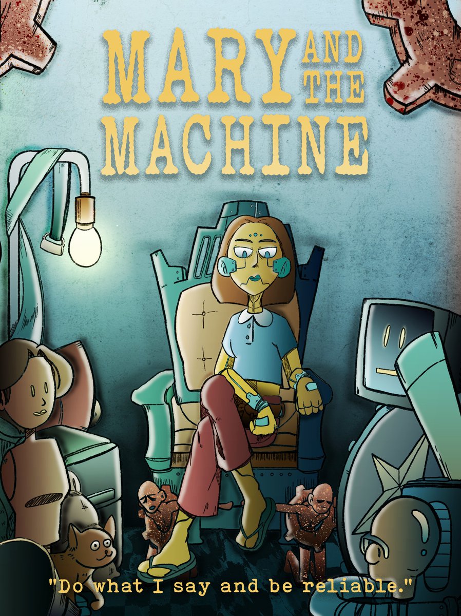 csbcampusart's tweet photo. TDD2 / “MARY AND THE MACHINE”, a voiced and illustrated storybook by Mito Tubilleja.

“How does burnout stem from these injustices? Are we already experiencing burnout? Or are we contributing to increasing burnout among our colleagues?” - Mito Tubilleja https://t.co/IUcVZlKwdB