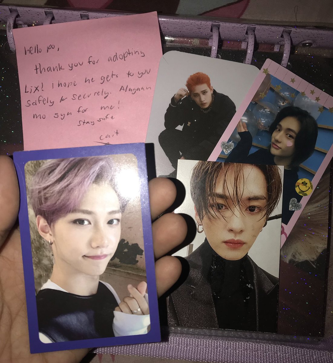 ffccart's tweet photo. #binilinimo from @lmhcrts 📦🫶🏼

dumating na po yung pogi! na may plus pang tatlong pogi! hahaha thank you so much for keeping them safe 💖 aalalagaan ko po si felix 🤗 ty~ https://t.co/E01zRMftcq
