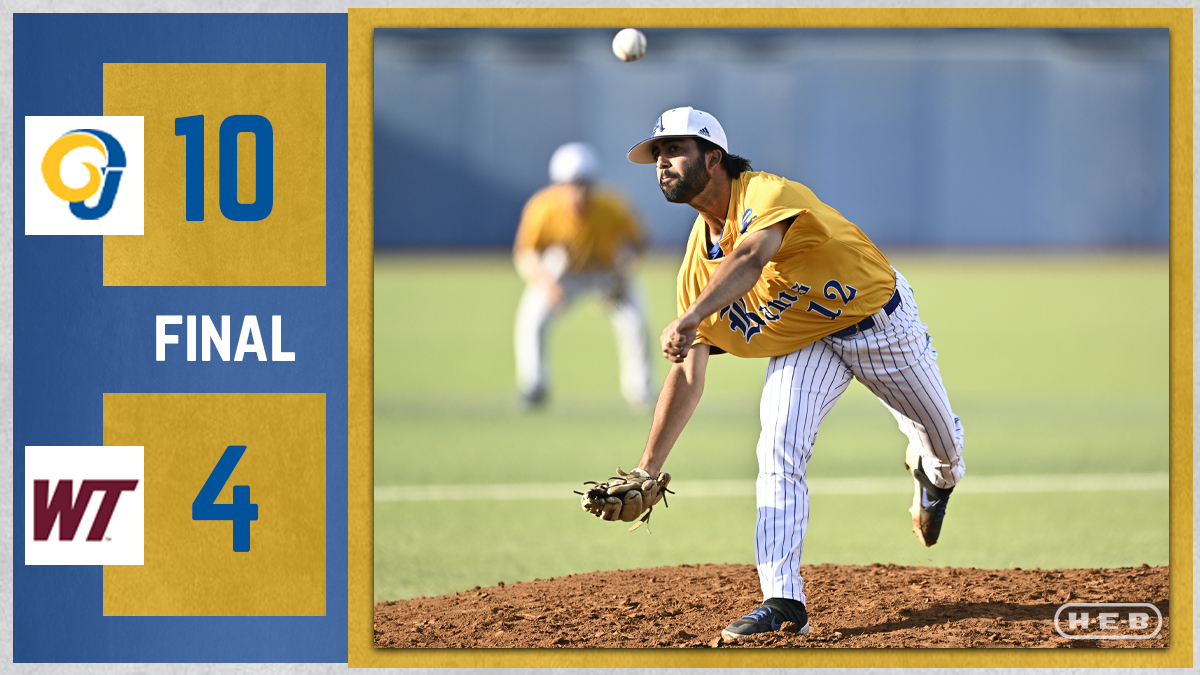 angeloathletics's tweet photo. The Rams defeat WT 10-4 to earn the LSC Tournament Championship! #2More https://t.co/uCjrrGNoAL